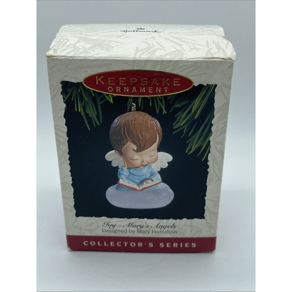 Hallmark Keepsake Ornament Joy Mary’s Angels 6th in Series 1993 by Mary Hamilton - Picture 7 of 13